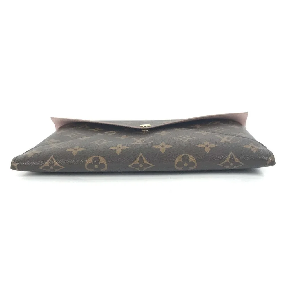 LOUIS VUITTON Brown Monogram Canvas Pochette Pouch